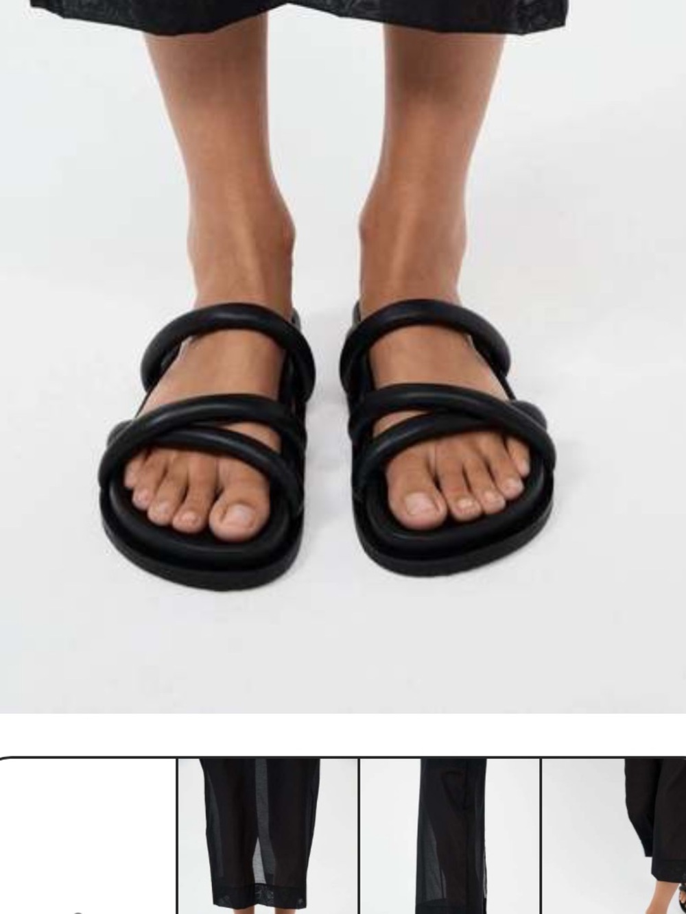 St. Agni Cross Strap Slide